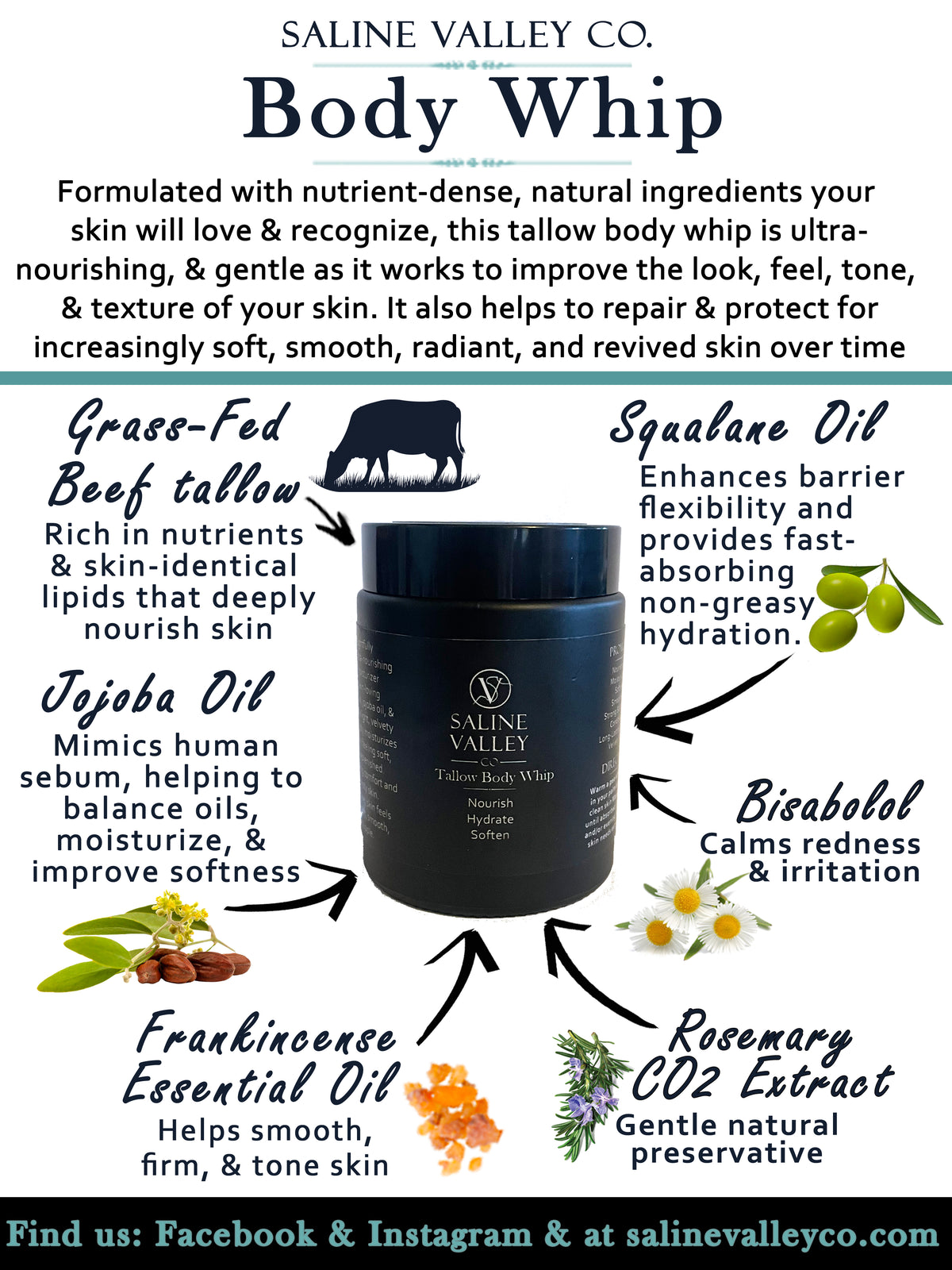 Tallow Body Whip - Jumbo Jar